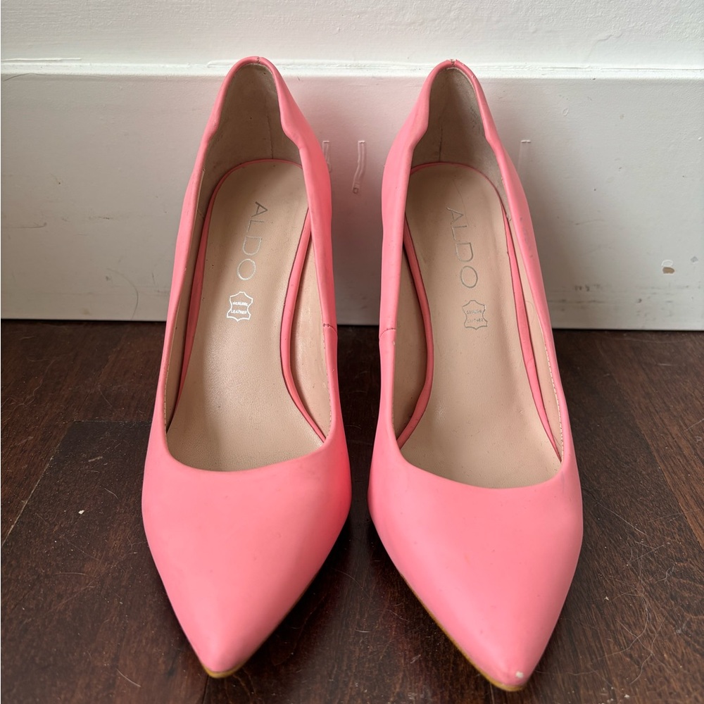 ALDO 4” Pink Heels Size 7